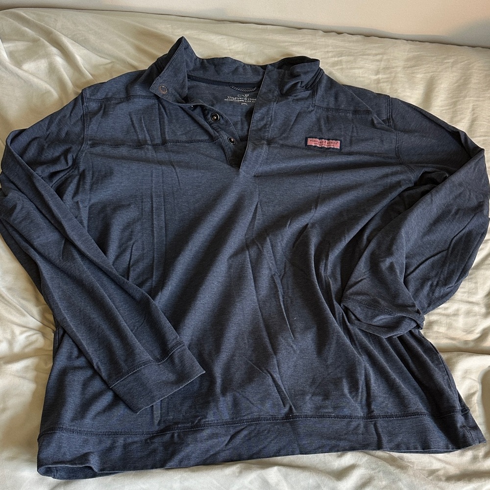 Vineyard Vines Dark Blue Long Sleeve Shirt